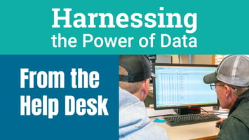 From the help desk: harnessing the power of data