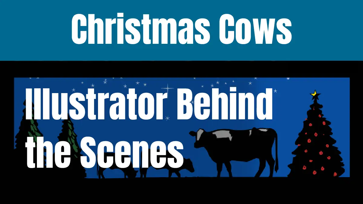 The Illustrator Behind the Christmas Cows