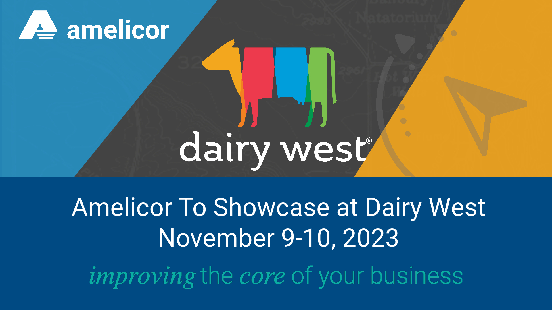 Amelicor attending the Dairy West Meeting November 9-10, 2023